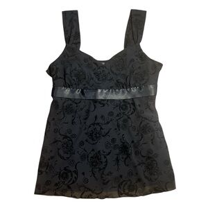 Y2k ABstudio Sleeveless Top with Tie Back Size L